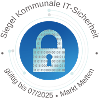 Siegel Kommunale IT-Sicherheit Markt Metten 2023.png